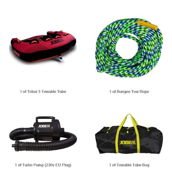 The Yacht Toys Tribal 3 Bundle Towable Inflatable Package, A Luxury Marine Water Toy By Yacht Toys™