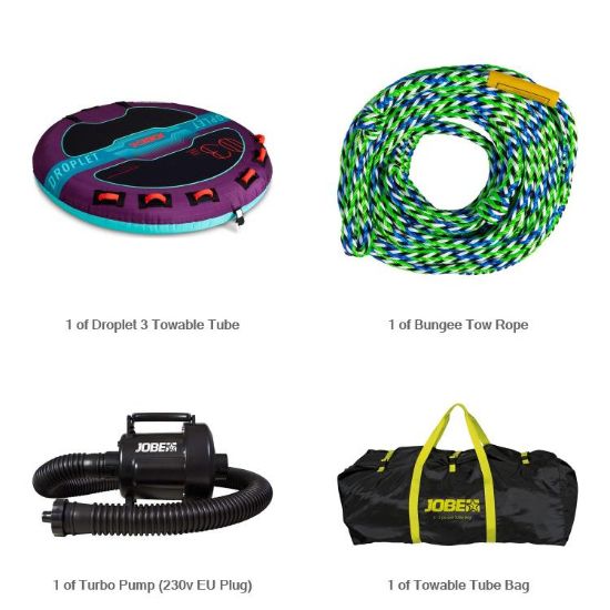 The Yacht Toys Droplet 3 Bundle Towable Inflatable Package, A Luxury Marine Water Toy By Yacht Toys™