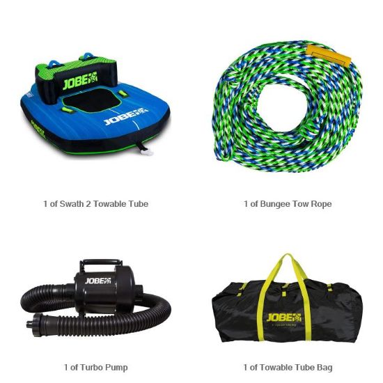 The Yacht Toys Swath 2 Bundle Towable Inflatable Package, A Luxury Marine Water Toy By Yacht Toys™