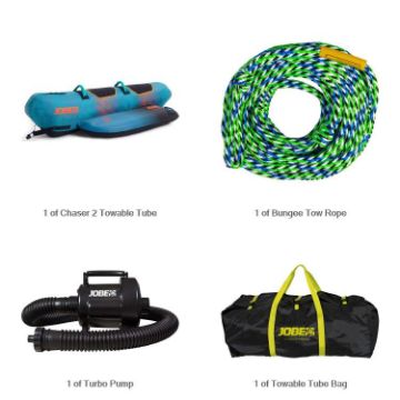 YACHT TOYS - CHASER 2 BUNDLE TOWABLE BUNDLE TURQUIOSE 2P-1
