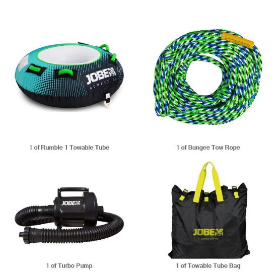 The Yacht Toys Rumble 1 Bundle Towable Inflatable Package, A Luxury Marine Water Toy By Yacht Toys™