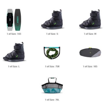 The Yacht Toys Premier Prolix Wakeboard Bundle, A Luxury Marine Water Toy By Yacht Toys™