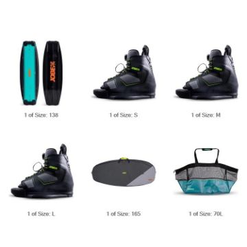 The Yacht Toys Core Logo Wakeboard Bundle, A Luxury Marine Water Toy By Yacht Toys™