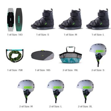 The Yacht Toys Epic Prolix Wakeboard Bundle, A Luxury Marine Water Toy By Yacht Toys™