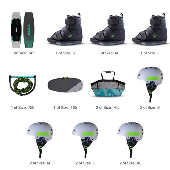 The Yacht Toys Epic Prolix Wakeboard Bundle, A Luxury Marine Water Toy By Yacht Toys™