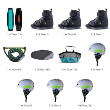 The Yacht Toys Epic Logo Wakeboard Bundle, A Luxury Marine Water Toy By Yacht Toys™