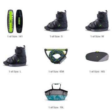The Yacht Toys Premier Vanity Wakeboard Bundle, A Luxury Marine Water Toy By Yacht Toys™