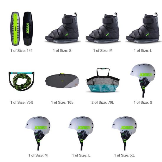 The Yacht Toys Epic Vanity Wakeboard Bundle, A Luxury Marine Water Toy By Yacht Toys™