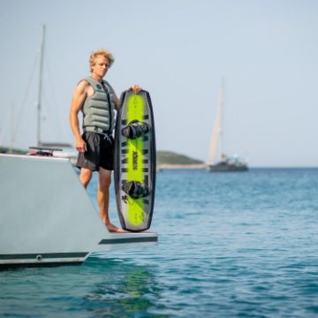 Yacht Toys Core Vanity Wakeboard Bundle, Premium Marine Water Sports Gear Packed Neatly For Compact Superyacht Storage