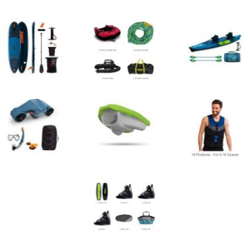 The Yacht Toys Belize Collection Commissioning Set, A Luxury Marine Water Toy By Yacht Toys™