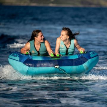 Yacht Crews Quickly And Easily Deploying The Premium Mustique Collection Commissioning Set From The Swim Platform