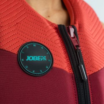 Guests Enjoying The Jobe Sports Womens Neoprene Vest On The Ocean, Ultra Soft And Comfortable For Extended Use. Iso Certified 50N. Fast Entry And Exit. Bomb-Proof Ykk Zipper And Buckles. Kill Cord D-Ring.