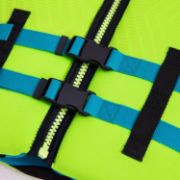 Yacht Crews Quickly And Easily Deploying The Premium Kids Neoprene Vest Buoyancy Aid From The Swim Platform