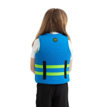 Guests Enjoying The Jobe Sports Kids Neoprene Vest On The Ocean, A Vest They'll Actually Want To Wear. Ultra Soft And Comfortable For Extended Use. Iso Certified 50N. Fast Entry And Exit. Bomb-Proof Ykk Zipper And Buckles.
