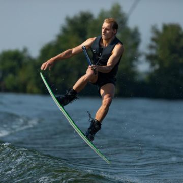 Crew Demonstrating The Compact Footprint And Easy Storage Of The Jobe Sports Unisex Neoprene Vest Buoyancy Aid