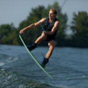 Crew Demonstrating The Compact Footprint And Easy Storage Of The Jobe Sports Unisex Neoprene Vest Buoyancy Aid