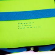 Detailed Close-Up Of The Heavy-Duty Marine Grade Materials And Construction Of The Jobe Sports Kids Neoprene Vest Buoyancy Aid