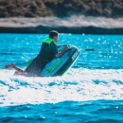 Charter Guests Enjoying The Unisex Neoprene Vest, High-End Water Sports Equipment From Yacht Toys™