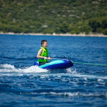 Profile View Showing The Sleek Engineering And Premium Design Of The Jobe Sports Kids Neoprene Vest Buoyancy Aid