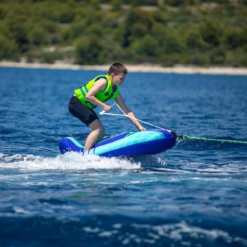 Charter Guests Enjoying The Kids Neoprene Vest, High-End Water Sports Equipment From Yacht Toys™