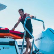 Charter Guests Enjoying The Unisex Neoprene Vest, High-End Water Sports Equipment From Yacht Toys™
