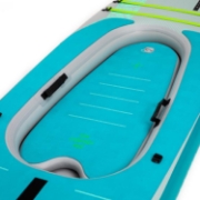 Yacht Crews Quickly And Easily Deploying The Premium Aero Tana Hybrid Sup Paddleboard From The Swim Platform