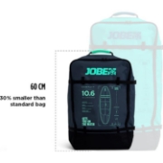 Crew Demonstrating The Compact Footprint And Easy Storage Of The Jobe Sports Aero Rasa Compact Sup Paddleboard