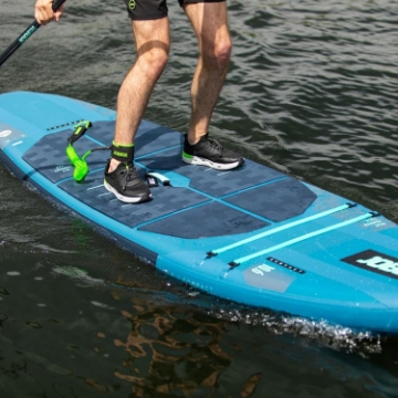 Profile View Showing The Sleek Engineering And Premium Design Of The Jobe Sports Aero Rasa Compact Sup Paddleboard