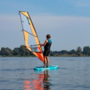 Profile View Showing The Sleek Engineering And Premium Design Of The Jobe Sports Mohaka Hybrid Sup Paddleboard
